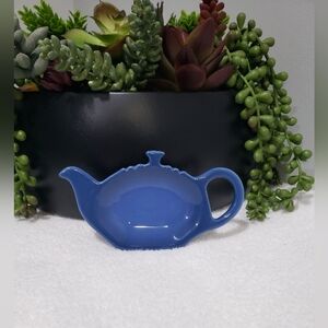 Cobalt Blue Tea Bag Holder / Spoon Rest Le Creuset  NEW